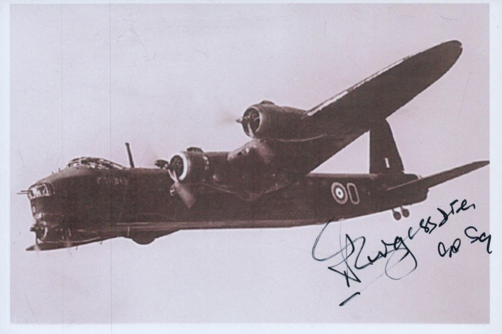 Lot 184: WW2 Flt Lt Richaad Burgess DFC 90 sqn...