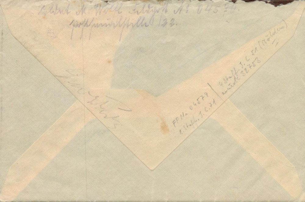 Lot 203: Werner Molders legendary Luftwaffe fighter ace, feint pencil...