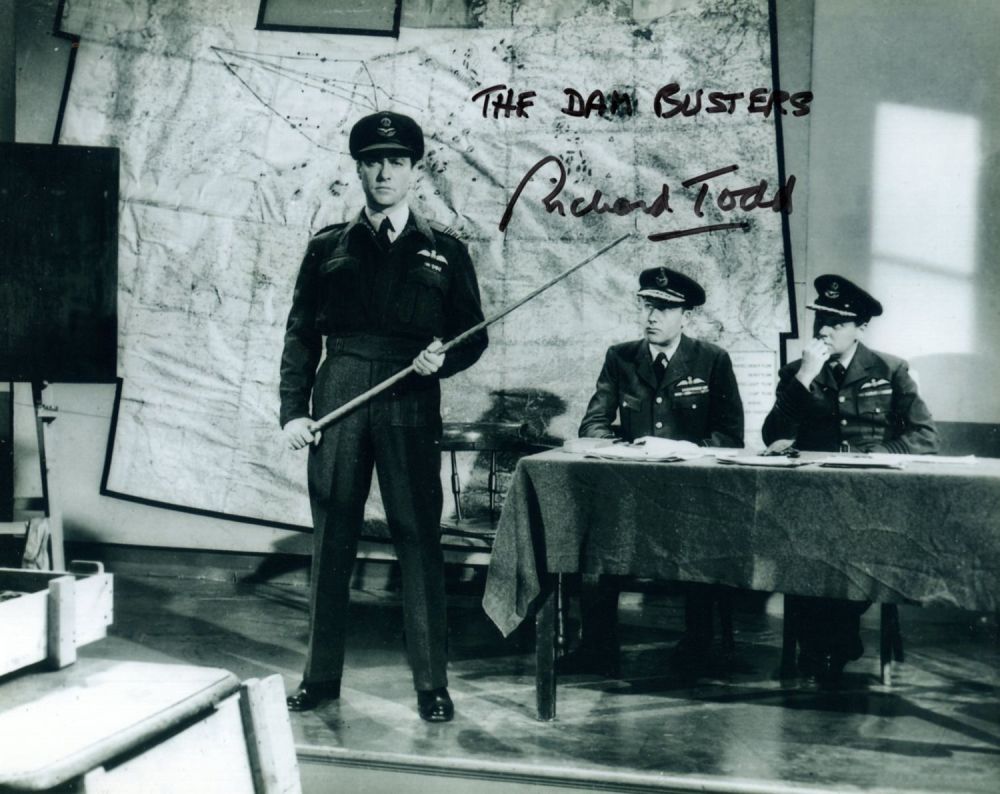 Lot 535: The Dambusters 1954 British war movie 8x10 photo...