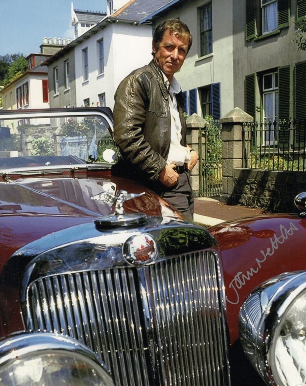 Lot 545: Bergerac TV detective series 8x10 photo signed by...