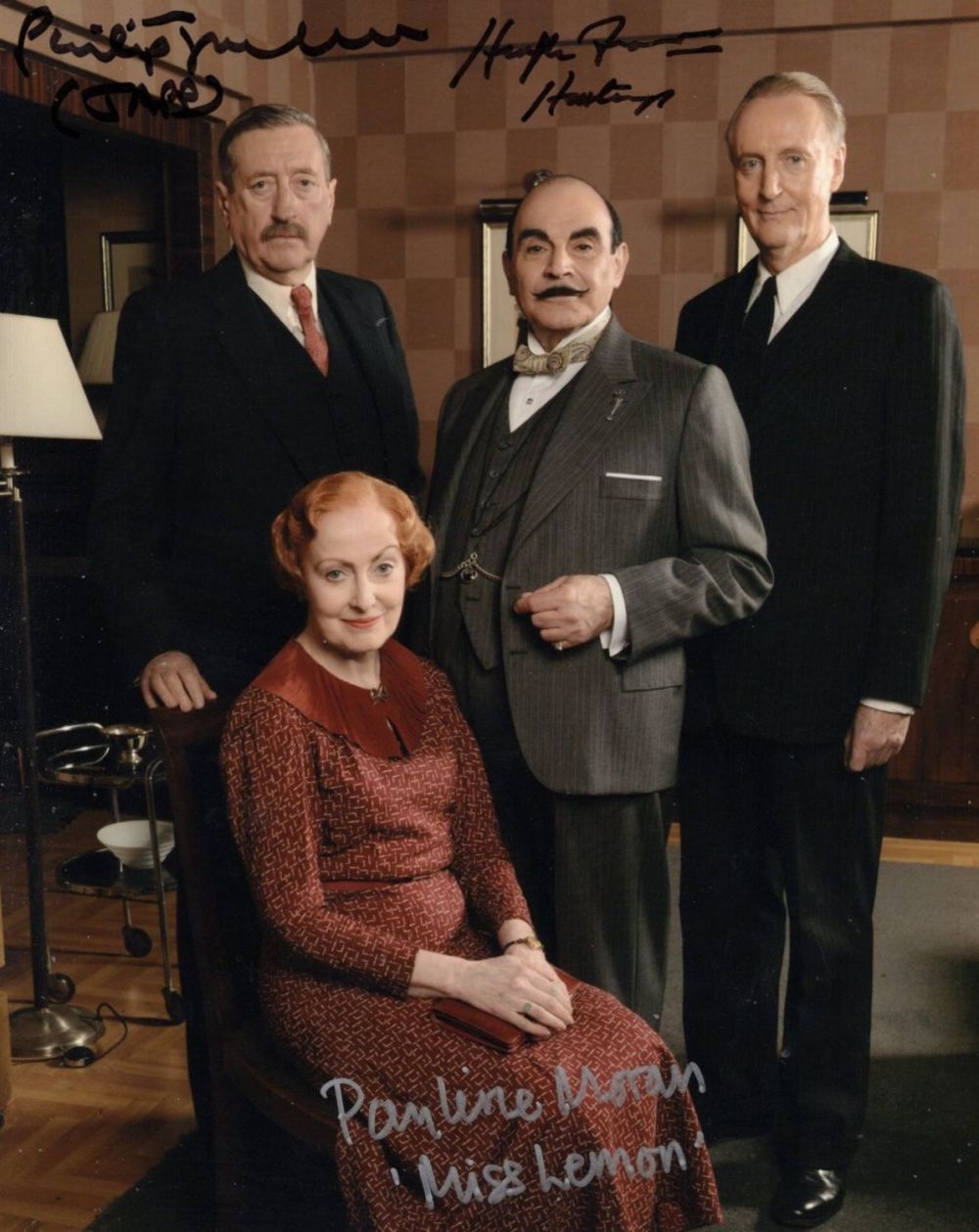 Lot 621: Poirot 8x10 inch Agatha Christie crime drama series...