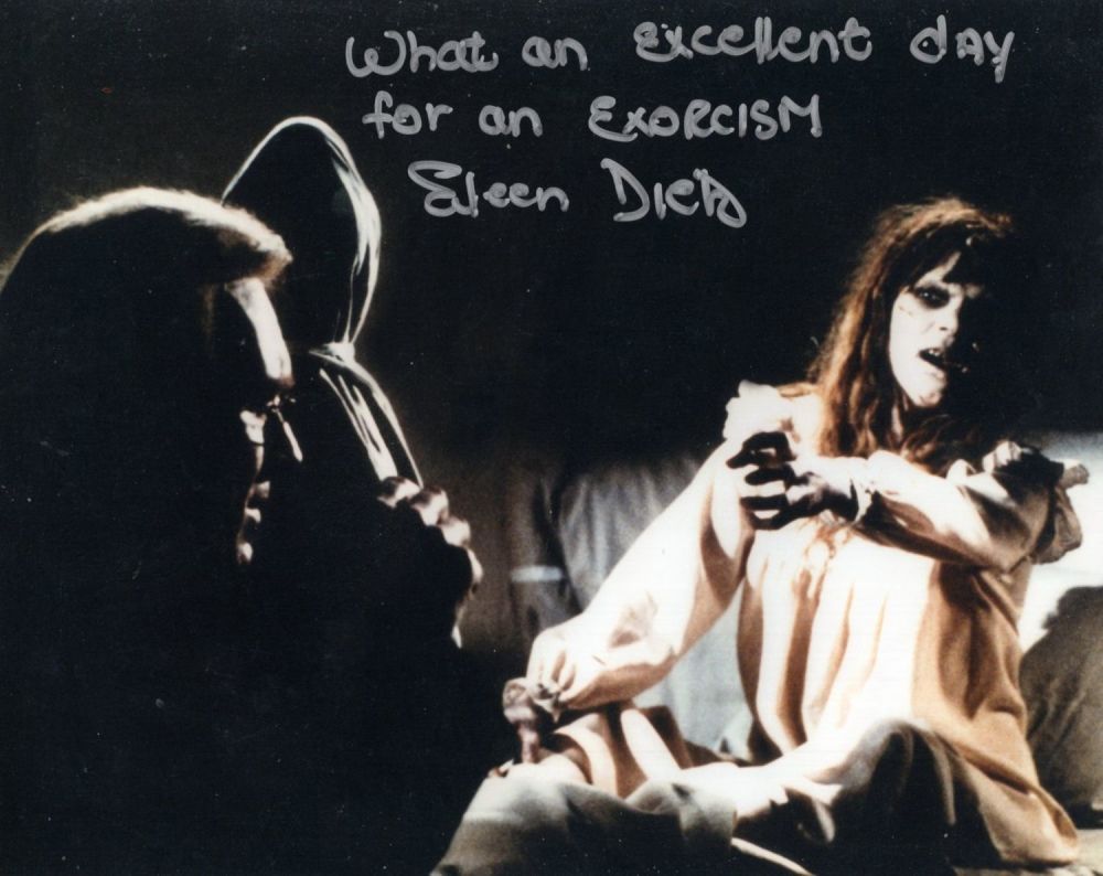 Lot 624: The Exorcist cult horror movie 8x10 photo signed...