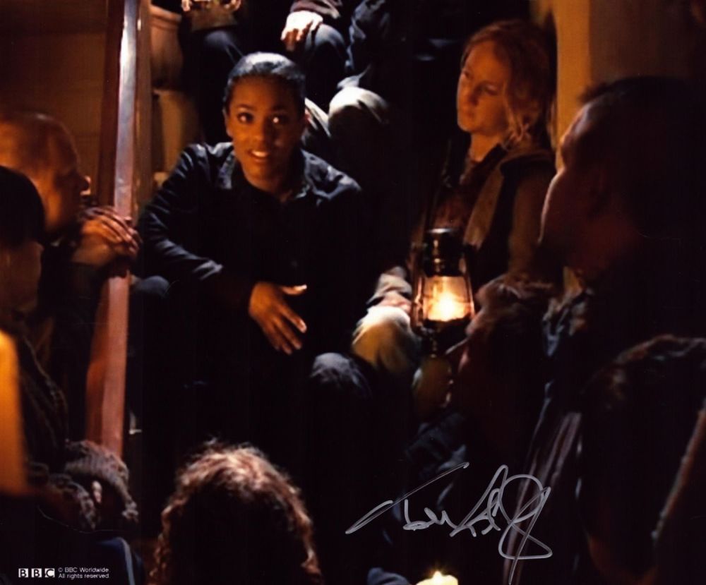 Lot 91: Tom Golding signed 10x8 inch DR WHO colour...
