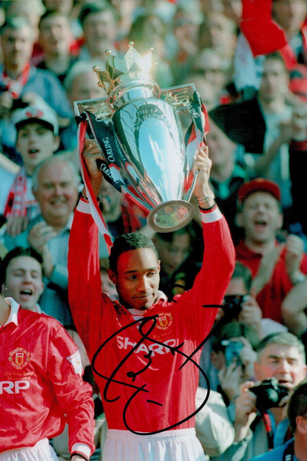 Lot 173: Paul Ince signed 12x8 inch colour photo pictured...