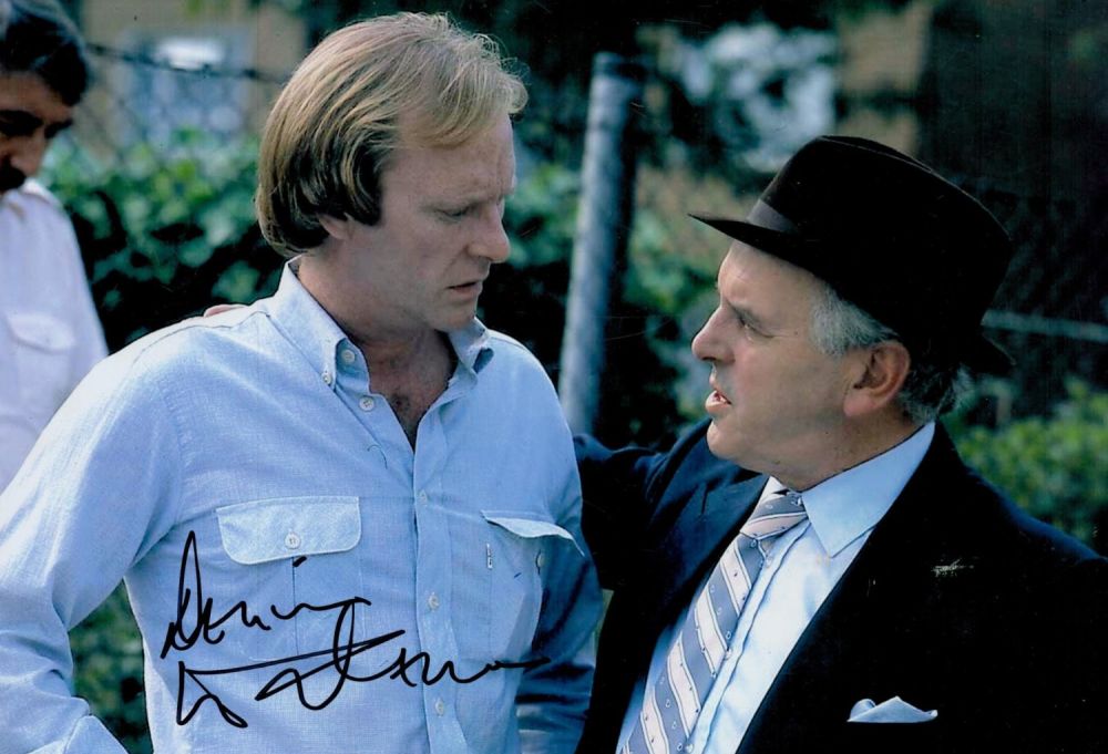 Lot 183: Dennis Waterman signed 12x 8 inch Minder colour...