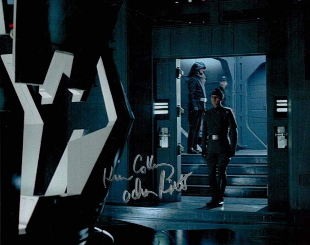Lot 186: Ken Colley signed 10x8 inch Star Wars colour...