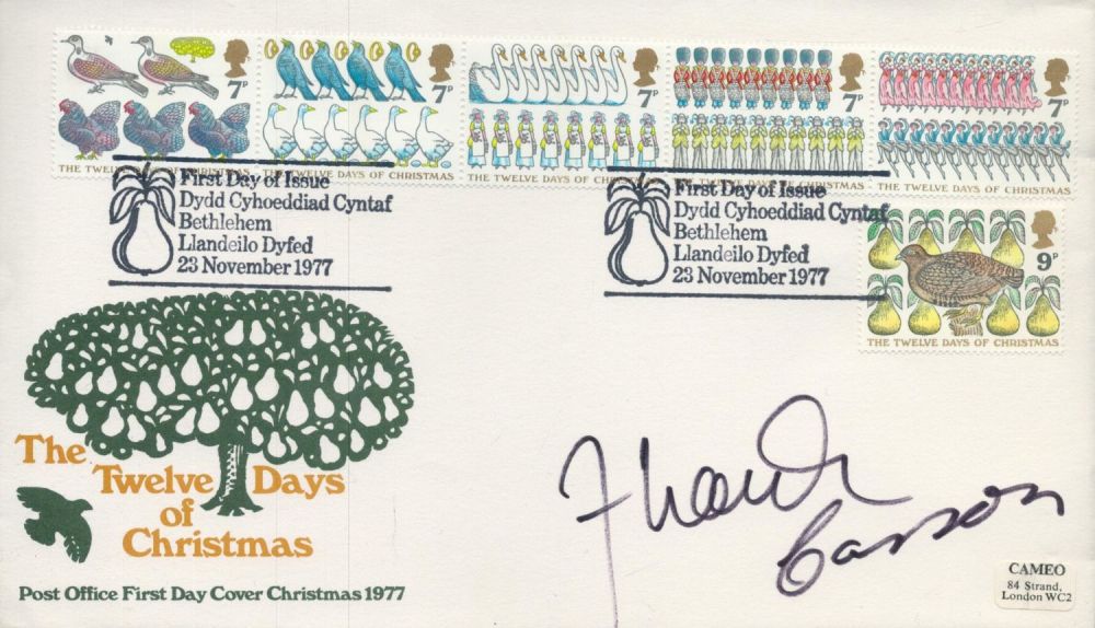 Lot 556: Frank Carson signed The Twelve Days of Christmas...