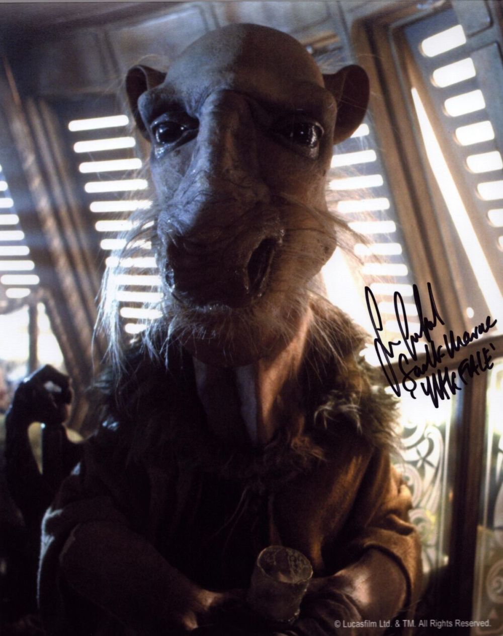 Lot 593: Sean Crawford signed Star Wars 10x8 inch colour...
