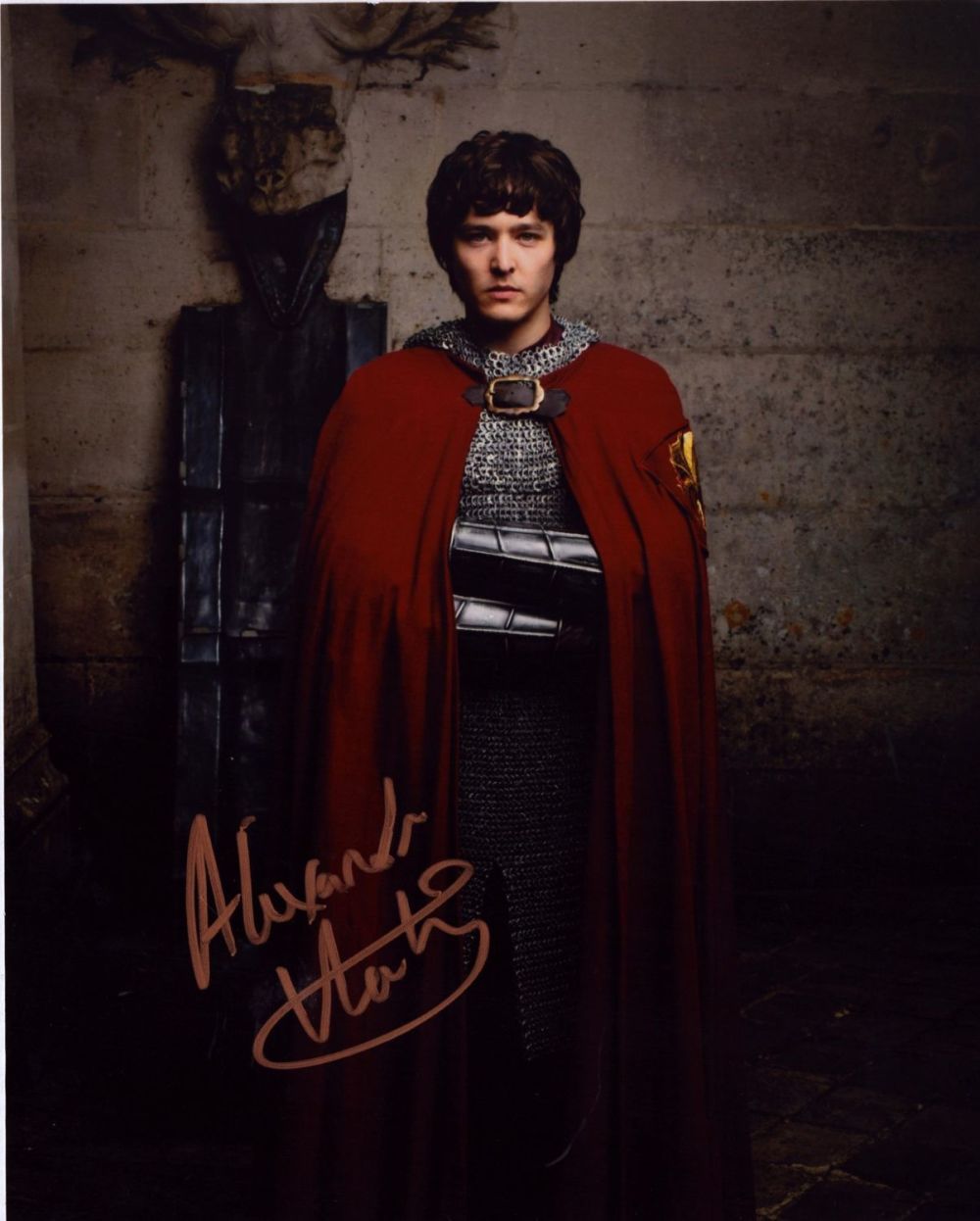Lot 679: Alexander Vlahos signed 10x8 inch colour photo. Good...