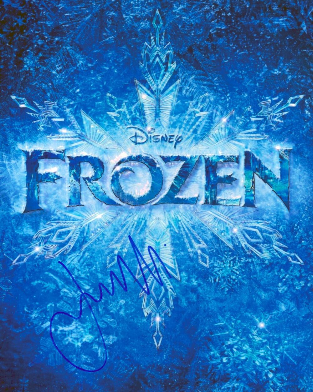 Lot 690: Jack Whitehall signed Frozen 10x8 inch colour photo....