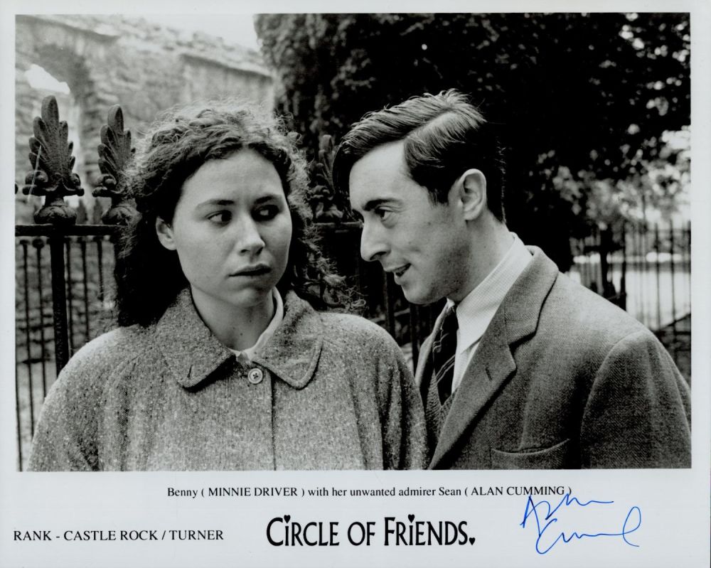 Lot 63: Alan Cumming signed 10x8 inch Circle of Friends...