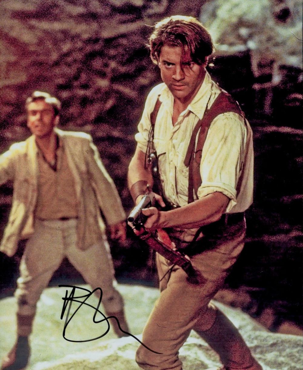 Lot 70: Brendan Fraser signed 10x8 inch colour photo. Good...