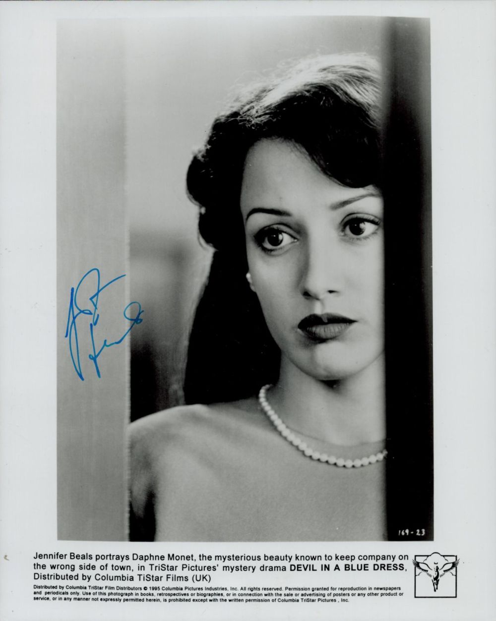 Lot 88: Jennifer Beals signed 10x8 inch Devil in a...