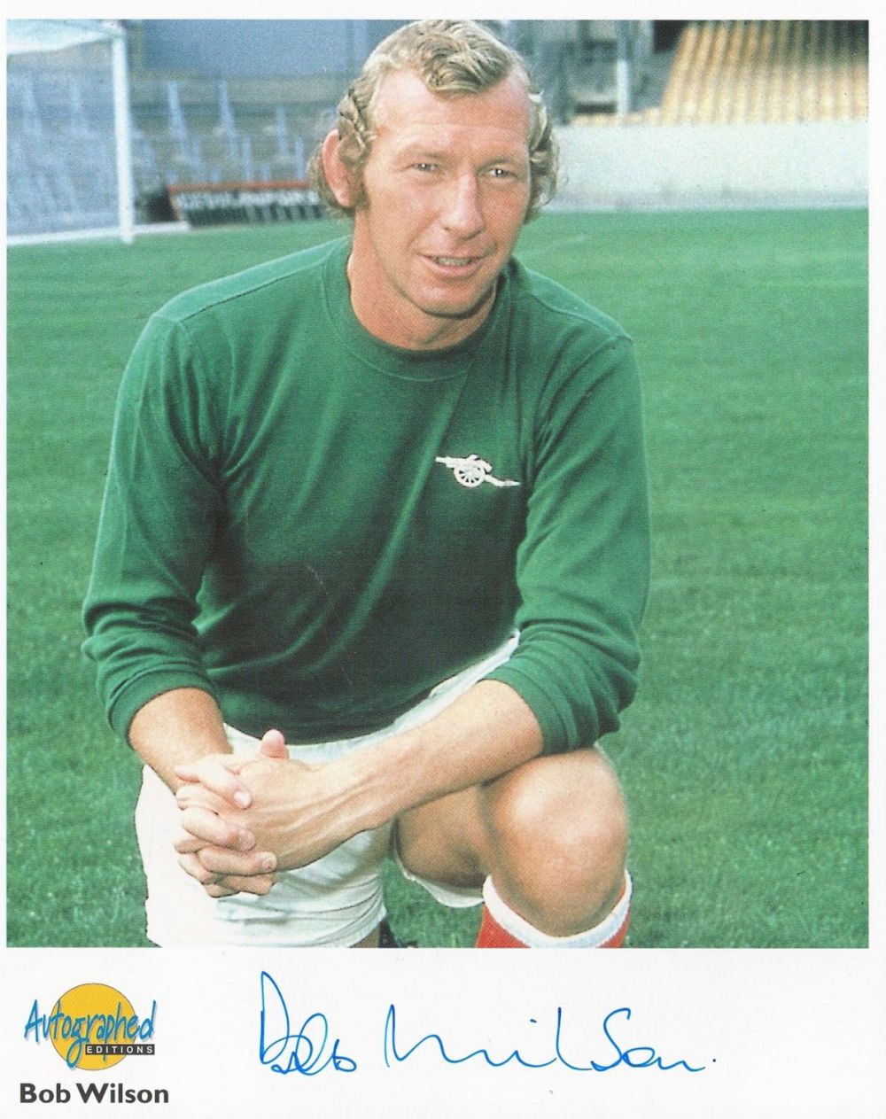 Lot 187: Football. Bob Wilson Signed 10x8 colour Autographed Editions...