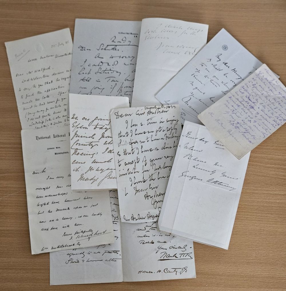 Lot 209: 10 variety of vintage ALS. Dated 22nd July...