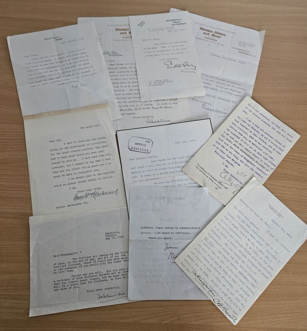 Lot 210: 10 variety of TLS. Dated Wednesday, 4th June,...
