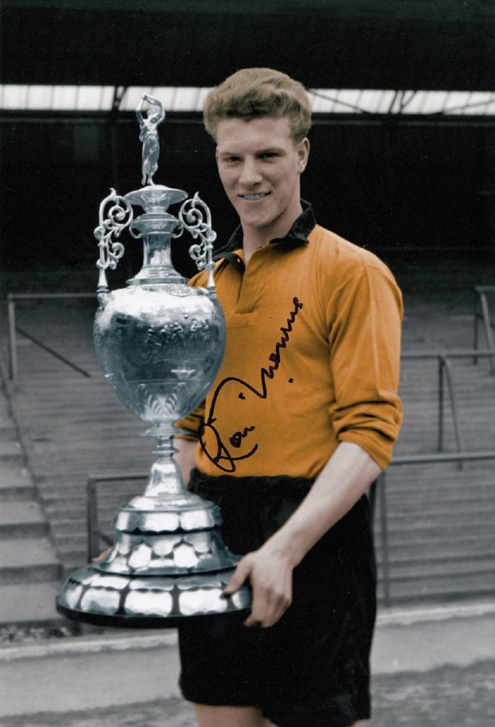 Lot 329: Autographed RON FLOWERS 12 x 8 Photo :...
