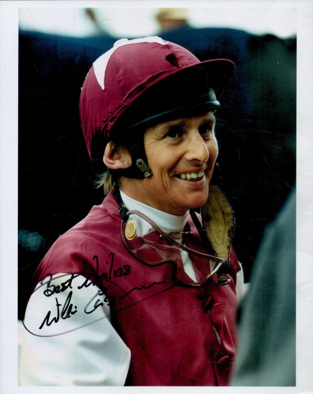 Lot 376: Willie Carson signed 10x8 inch colour photo. Best...