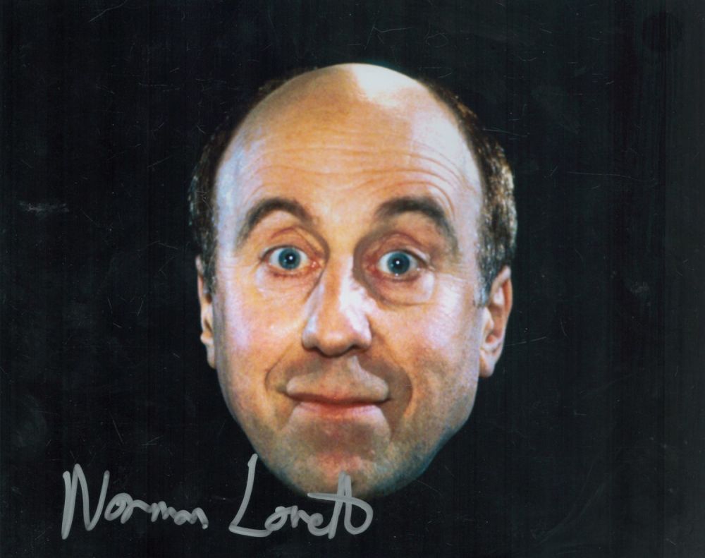 Lot 416: Norman Lovett signed 10x8 inch Red Dwarf colour...