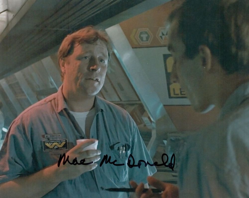 Lot 417: Mac McDonald signed 10x8 inch Red Dwarf colour...