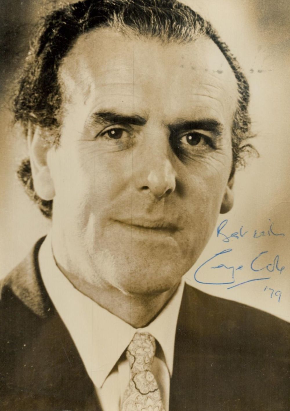 Lot 455: George Cole Hand Signed Photo Of The Film,...