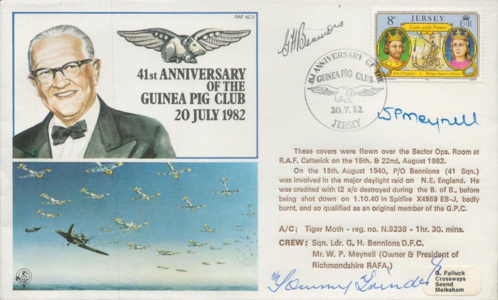 Lot 513: Tommy Trinder signed 41st anniversary of the Guinea...