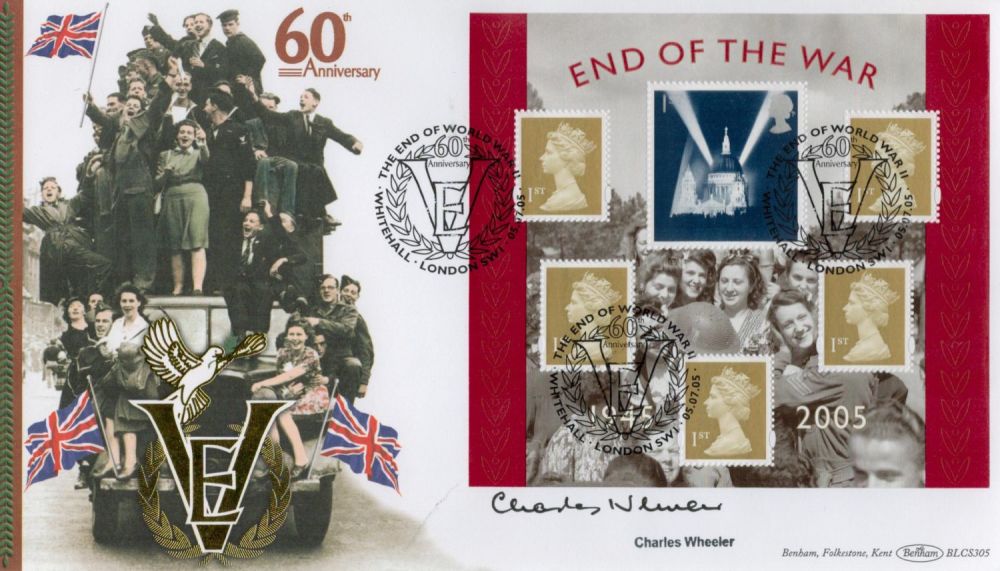 Lot 548: Charles Wheeler signed 60TH Anniversary VE End of...
