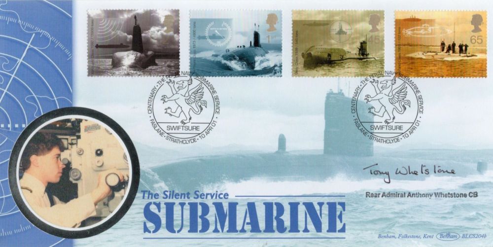 Lot 556: Rear Admiral Anthony Whetstone CB signed The Silent...