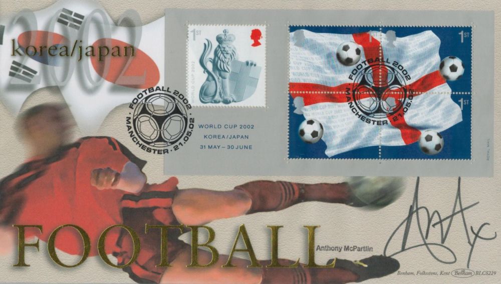 Lot 560: Anthony McPartlin signed Korea/Japan World Cup 2002 Football...