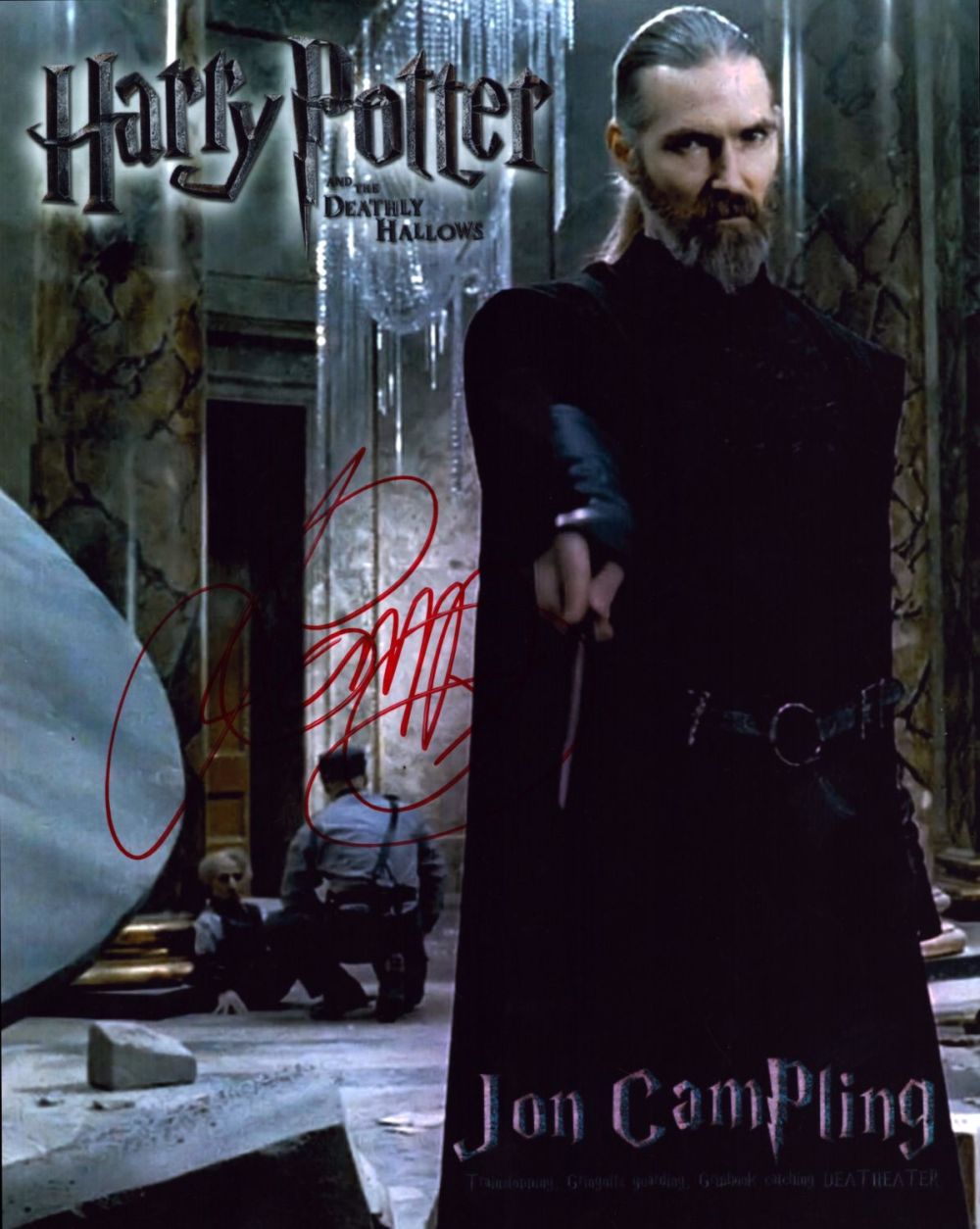 Lot 683: Jon Campling signed Harry Potter 10x8 inch colour...