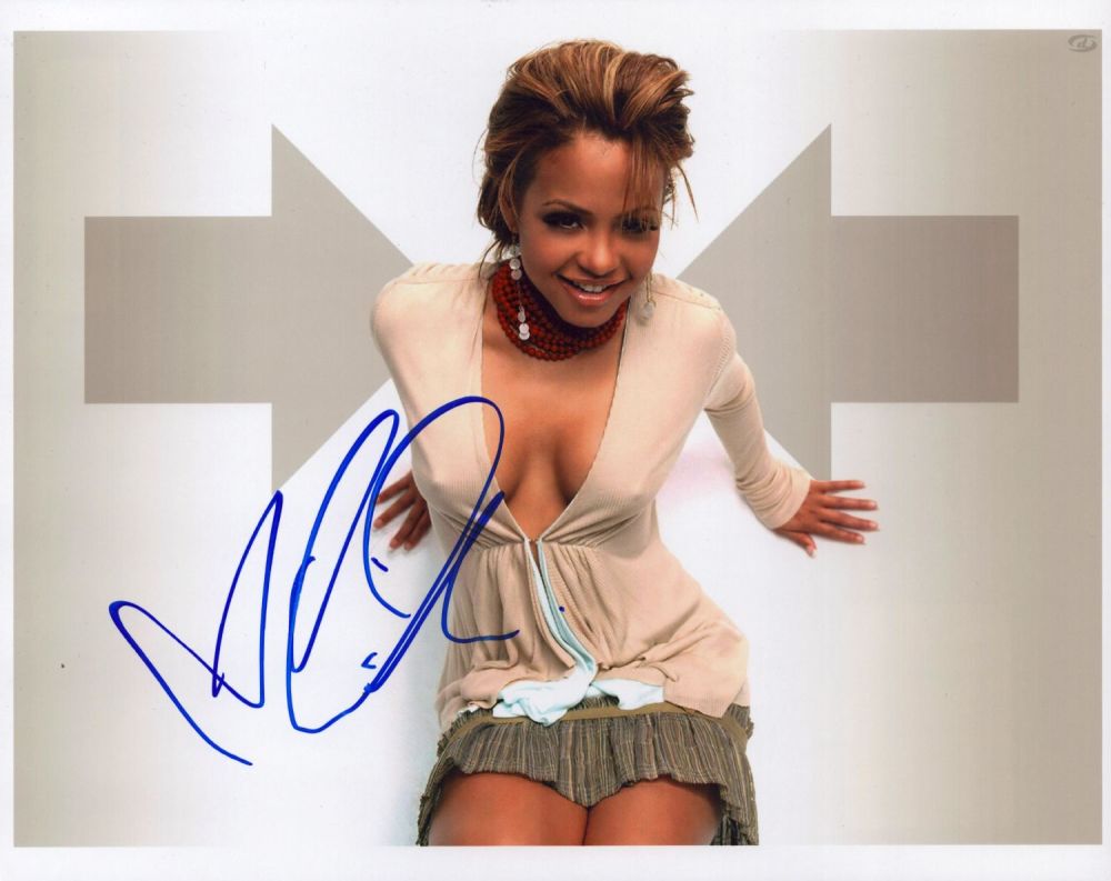 Lot 693: Christina Millan signed 10x8 inch colour photo. Good...