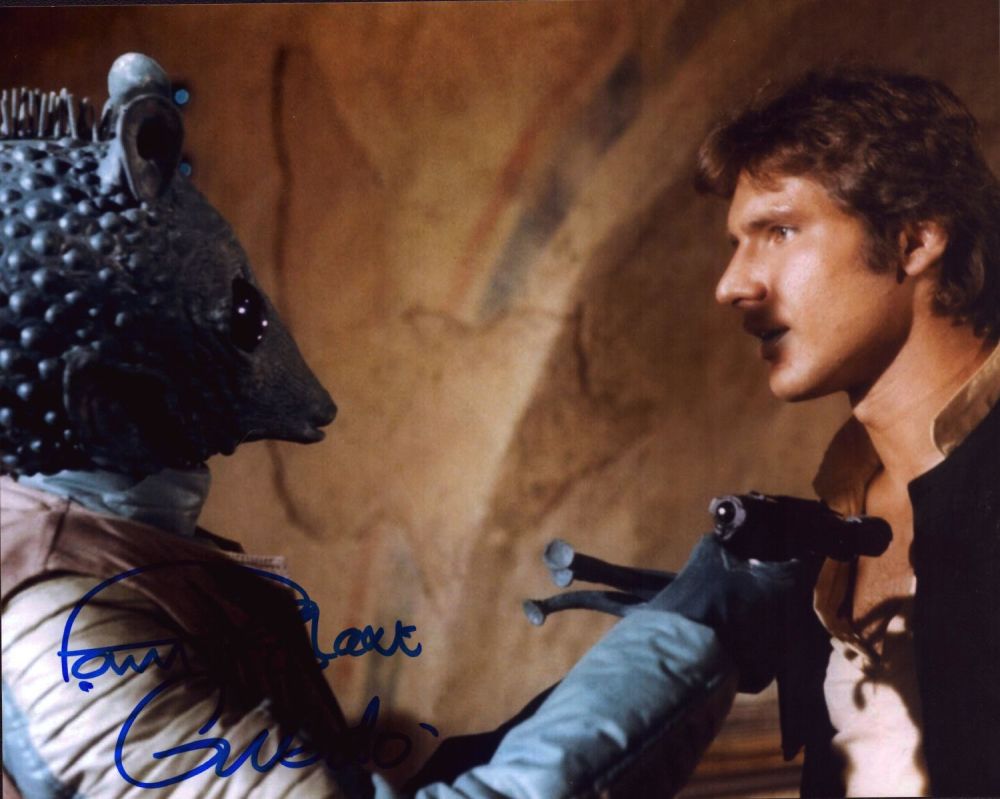 Lot 700: Paul Blake signed Star Wars 10x8 inch colour...