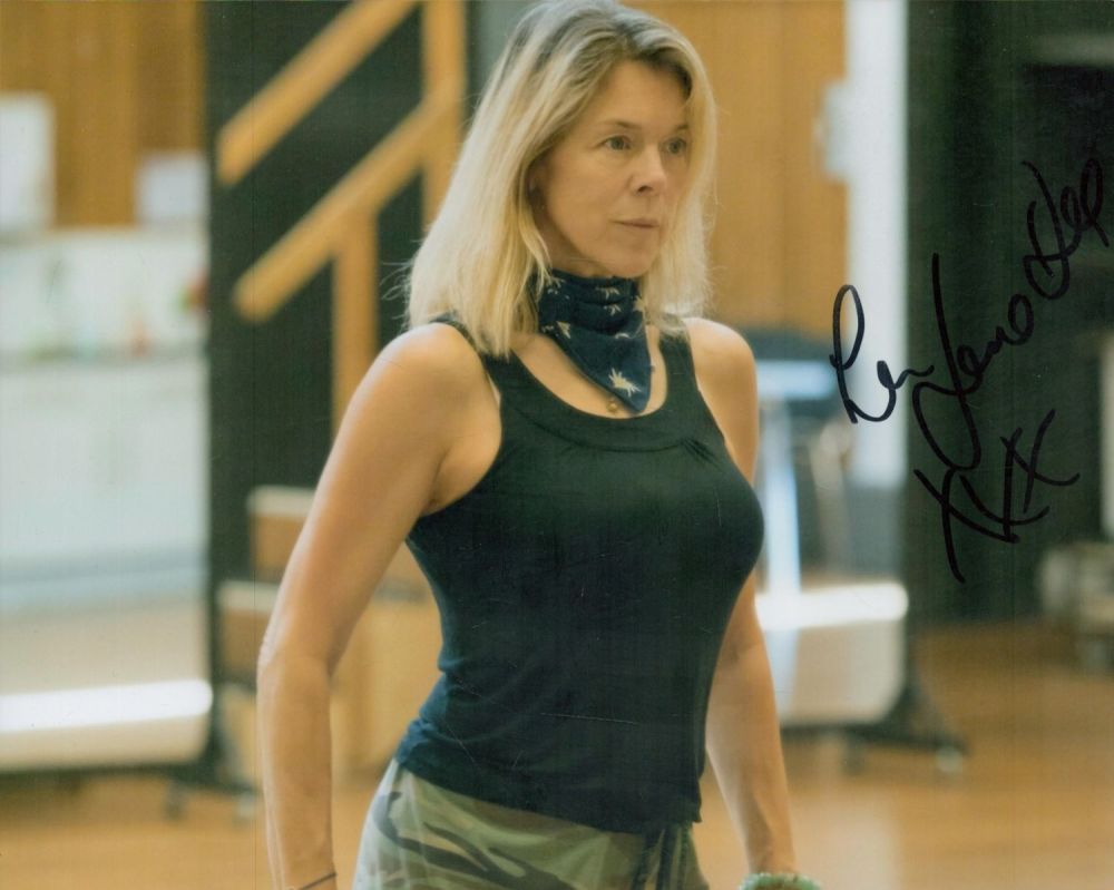 Lot 191: Janie Dee signed 10x8inch colour photo. Good condition....