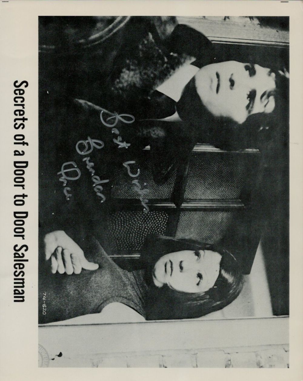 Lot 209: Brendan Price, a signed Secrets of a Door...
