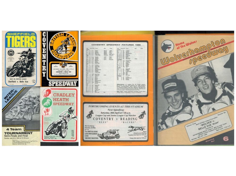 Lot 216: Sport Speedway. Belle Vue Speedway (Sheffield Tigers. Wolverhampton....