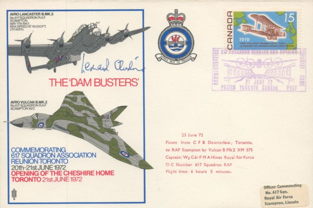 Lot 226: WW2 Grp Cptn Leonard Cheshire Signed The Dambusters...