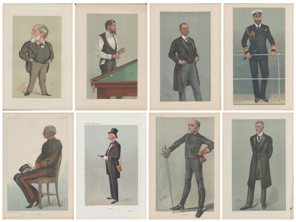 Lot 244: 8 collection of Vanity Fair prints. Titled The...