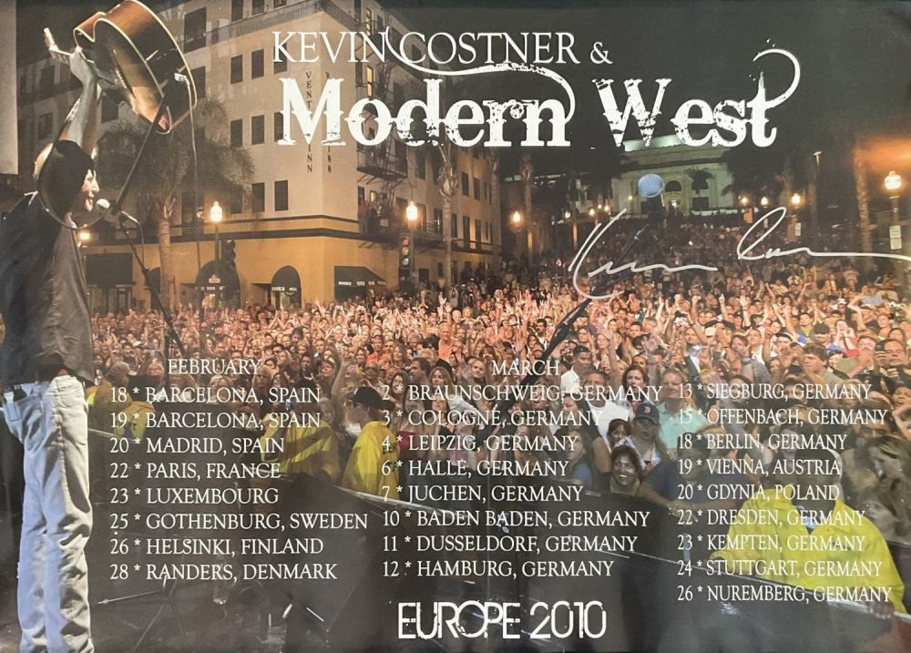 Lot 266: Kevin Costner Signed Kevin Costner and Modern West...