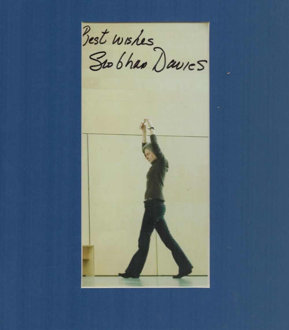 Lot 273: Siobhan Davies colour photo mounted to approx overall...