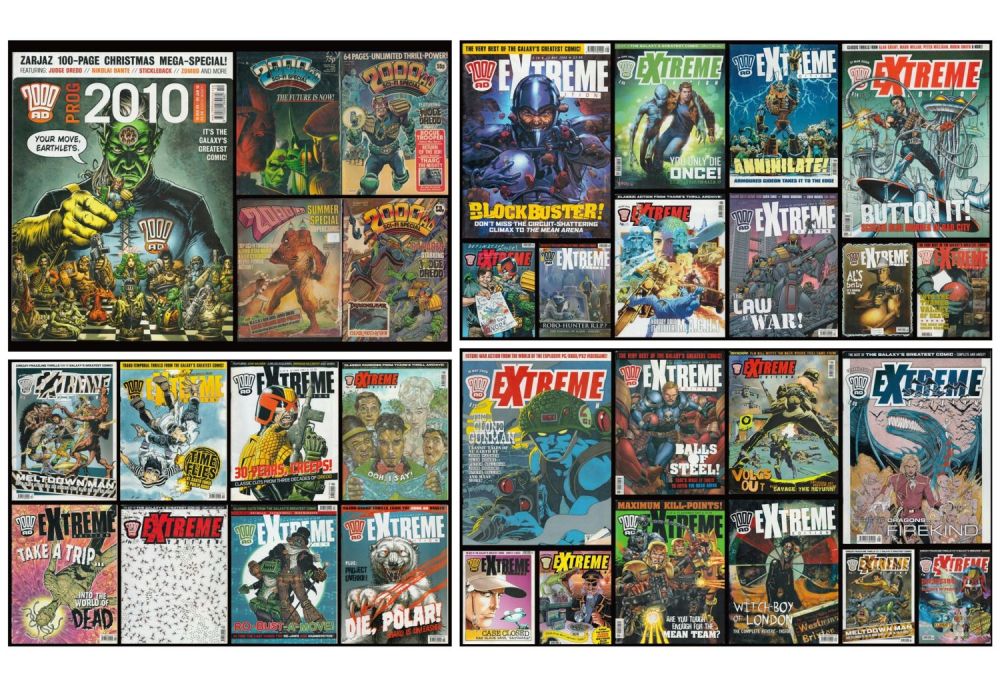 Lot 312: Collection of 33 Comics 2000AD Extreme edition and...