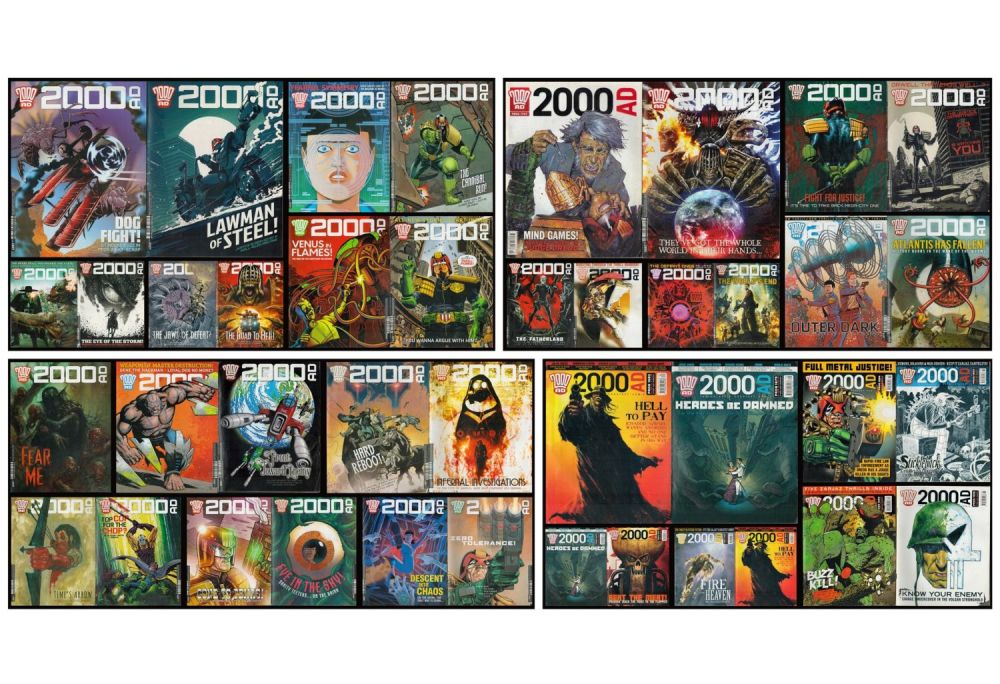 Lot 314: Collection of 41 Comics 2000AD Comics such as...