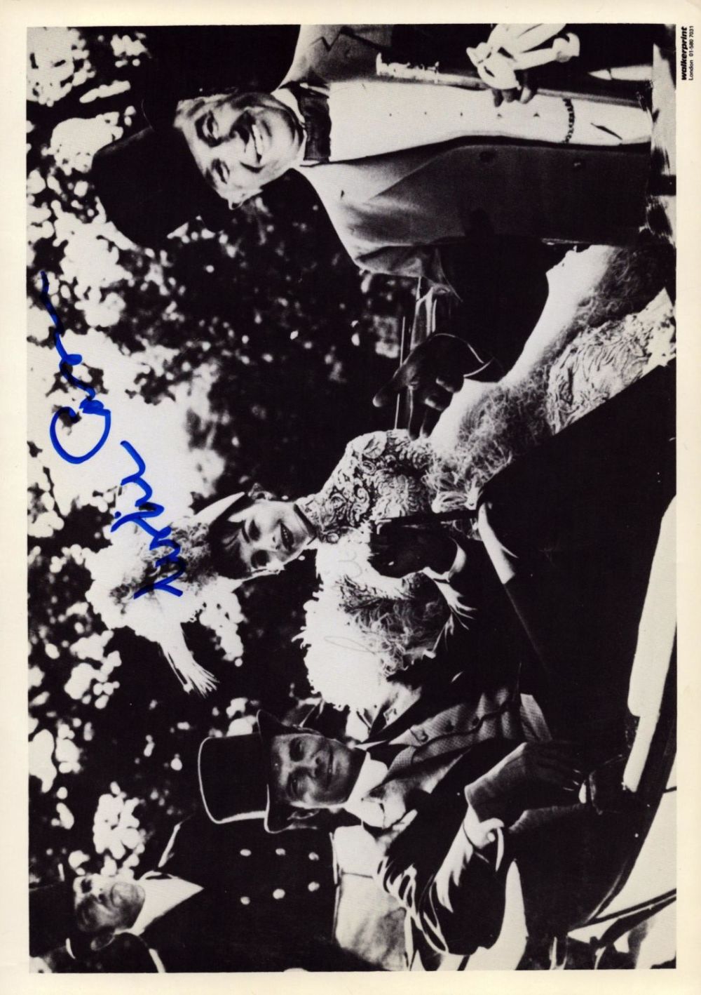 Lot 320: Leslie Caron signed black and white photo Approx....