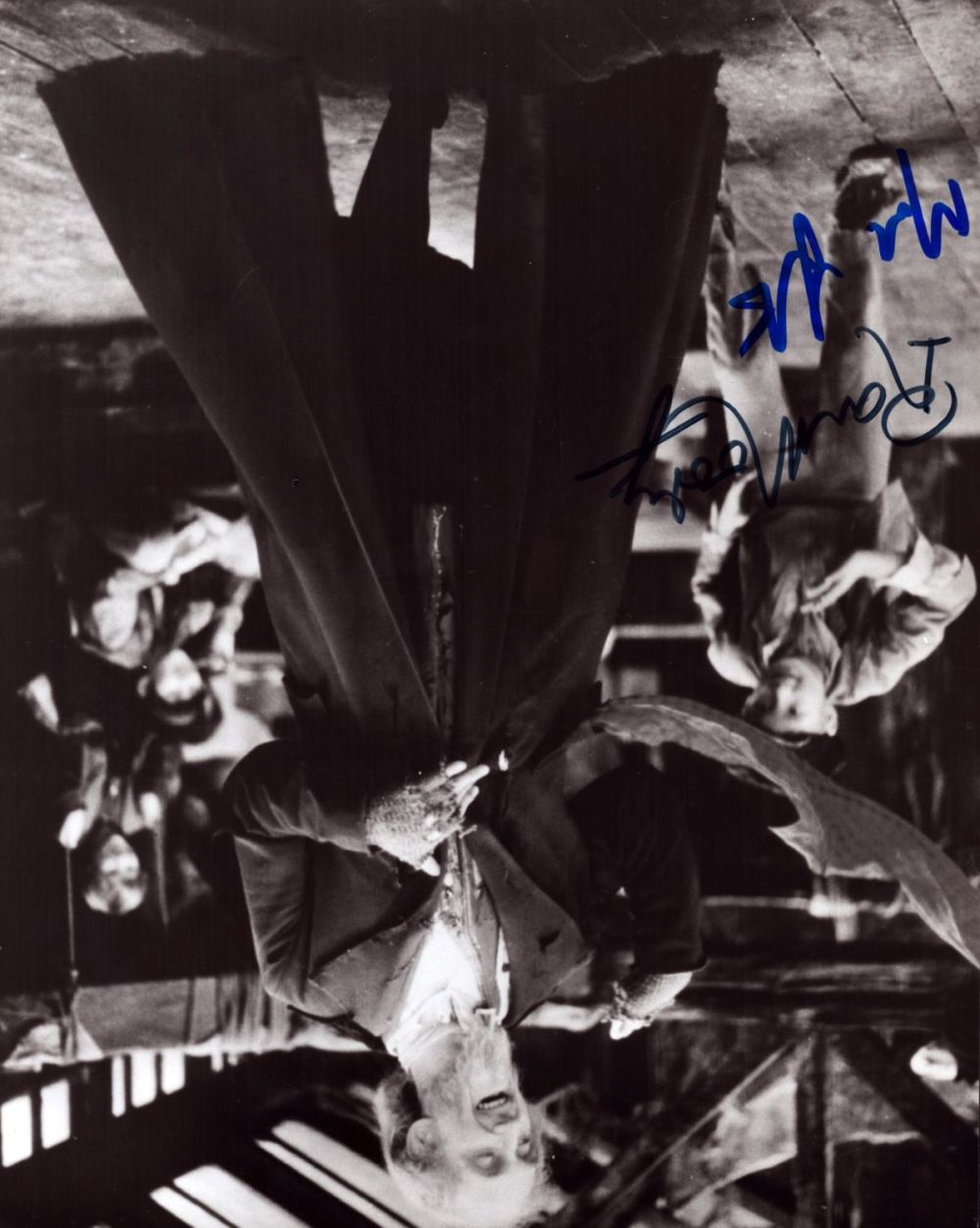 Lot 321: Multi signed Ron Moody, Mark Lester black and...