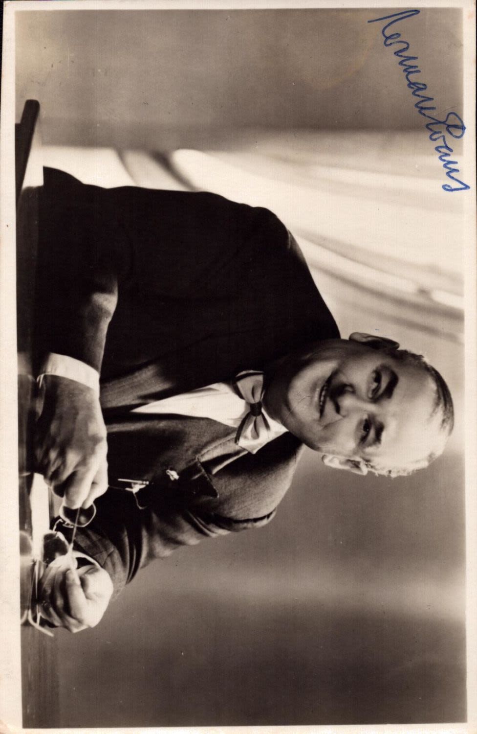 Lot 322: Norman Evans signed black and white Approx. 5.5x3.5...