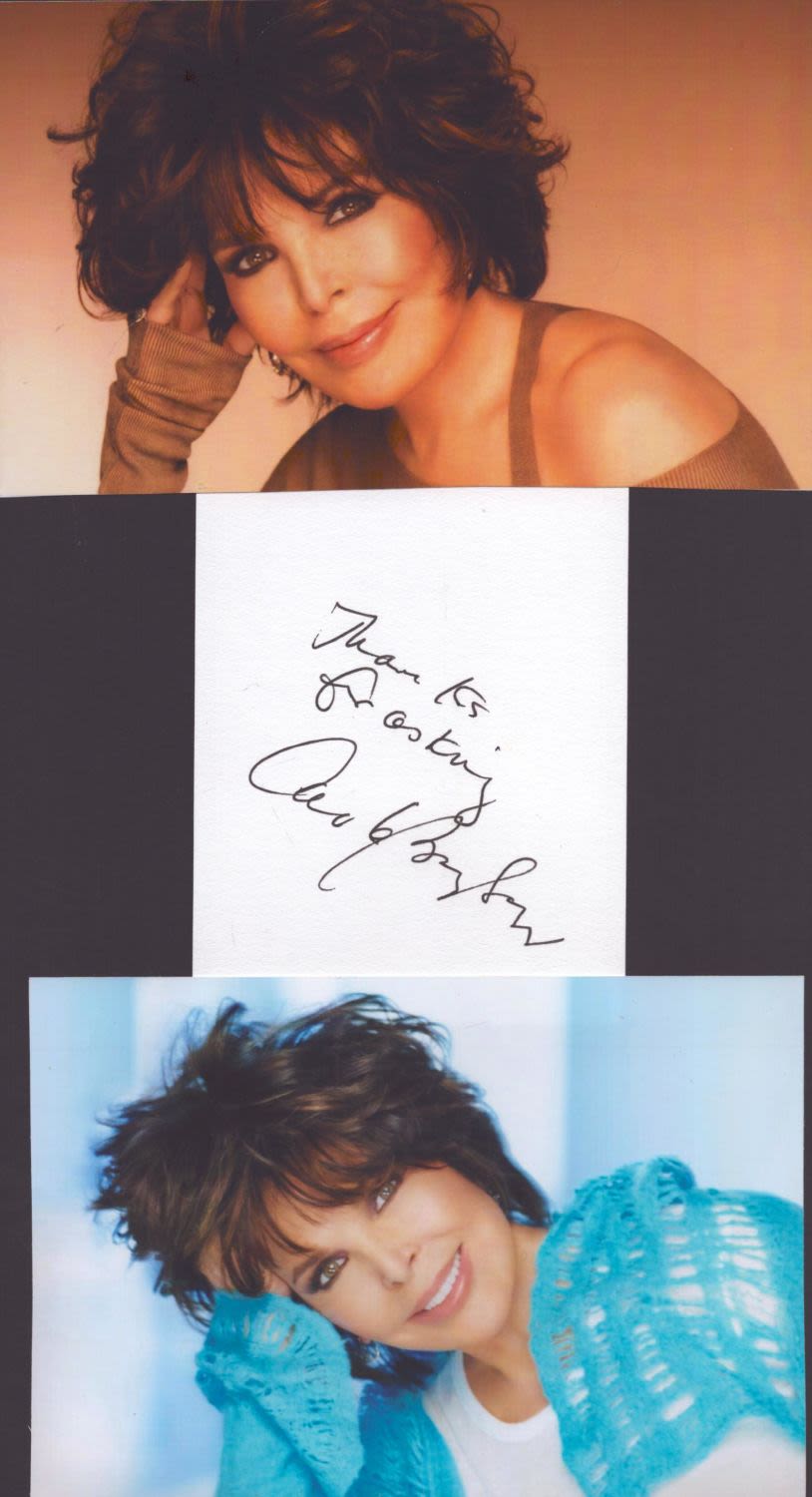 Lot 325: Carole Bayer Sager signed Autograph small piece fixed...