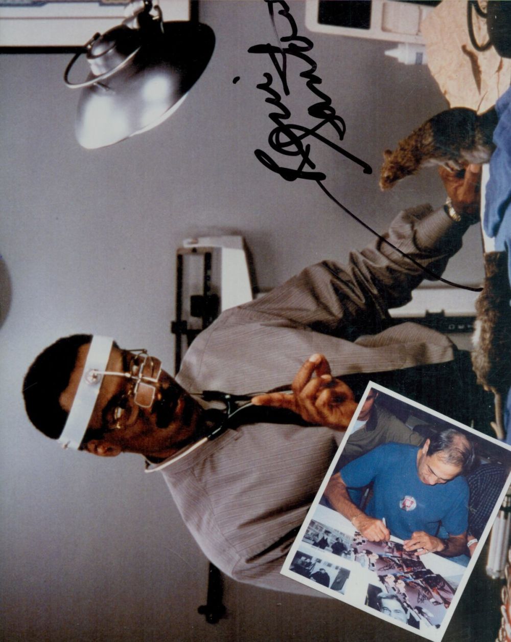 Lot 350: Reni Santoni signed 10x8 colour photo. He was...