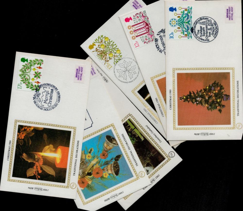 Lot 369: Collection of 6 x FDC. Assorted Benham FDC...