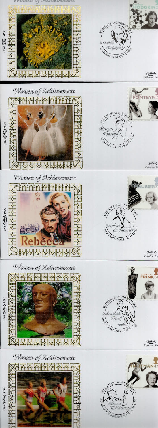 Lot 371: Collection of 5 x FDC. Assorted Benham FDC...