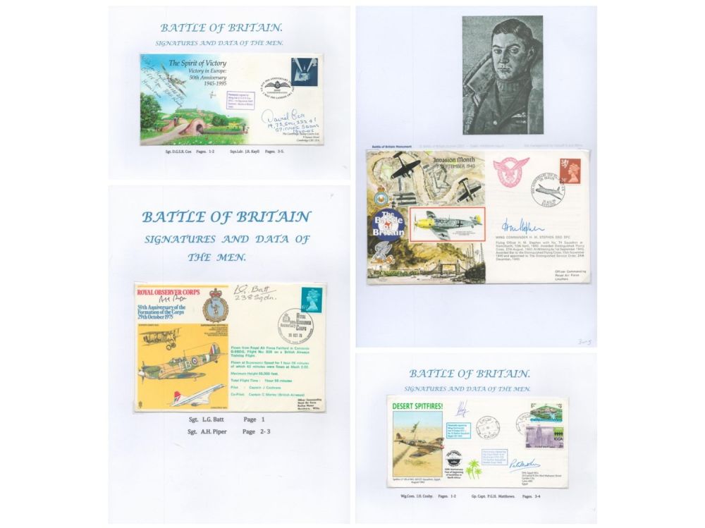 Lot 390: Military Collection of 4 x WW2. Wg Cdr...