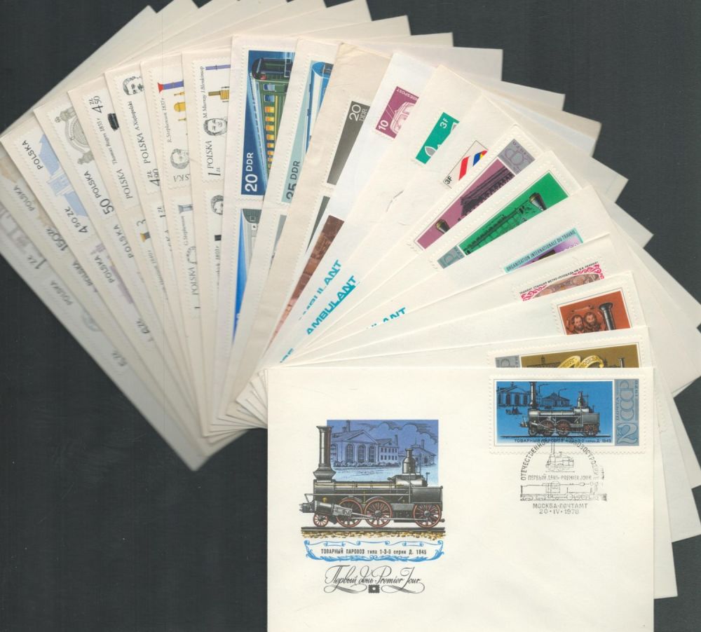 Lot 399: First Day Cover Collection. 21 Russian and Polish...